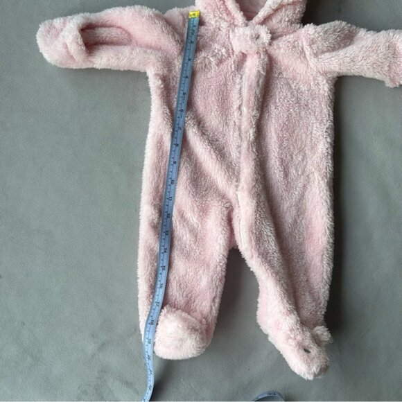 Carters ~ Fleece Bunting Bag Footie Shell ~ Pink ~ Baby Size 3 Months - Picture 9 of 11